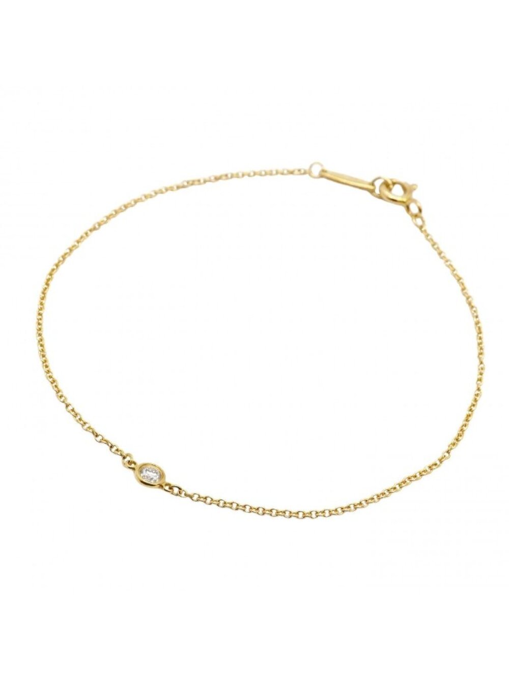 Tiffany & Co Bracelet by the Yard 18k Yellow Gold Diamond